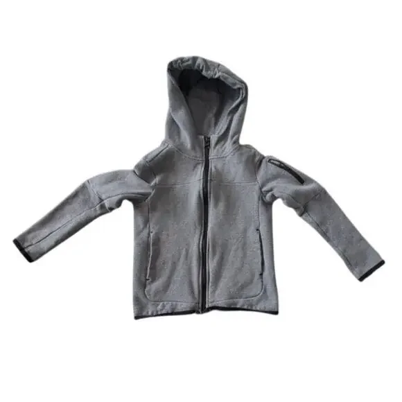 Member’s Mark Tech Hoodie Full Zip – Kids Size 8 – Gray - Picture 2 of 5